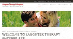 Desktop Screenshot of laughtertherapy.com